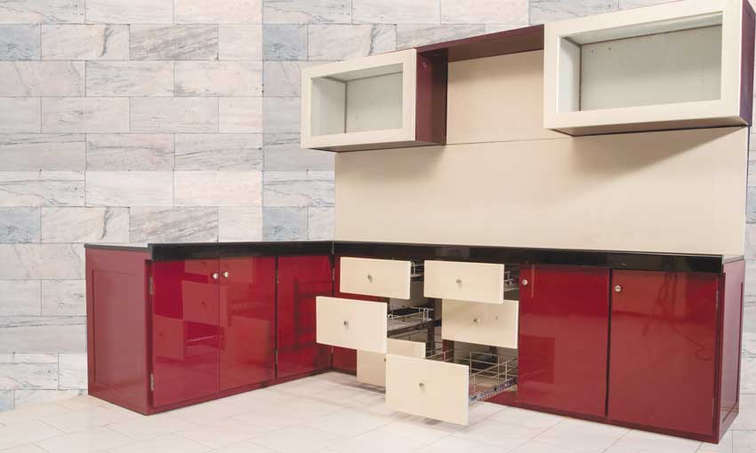 Ajith Pvc Interior - UPVC Modular Kitchen Design